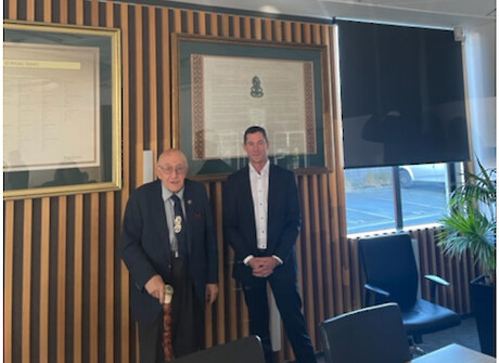 Tā Tipene O’Regan met with Ivan Vella - Chief Executive Aluminium for Rio Tinto.
