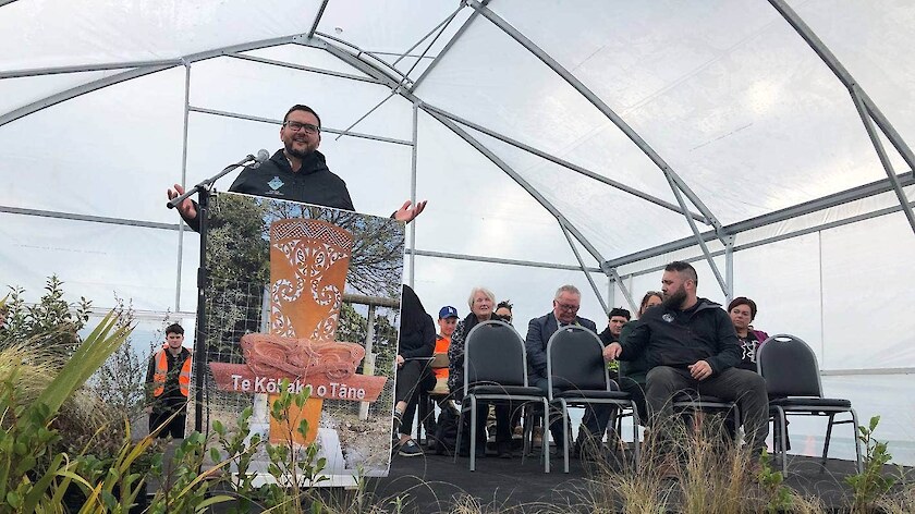 Te Tapu o Tāne board chairman Riki Parata says the nursery marks new ground in terms of an environmental collaboration between iwi and council.
